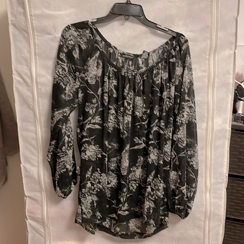 New York & Company Black Blouse